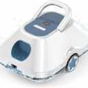 Robotic Pool Cleaner,Cordless Automatic Pool Cleaner with 210Mins Runtime,Pool Vacuum for Above Ground & Inground Pools,Easy Retrieve,Smart Planning,Coverage up to 2200 Sq.Ft,Light Navy