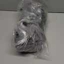 Grounding Sheets,10% Pure Silver Fiber+90% Organic Cotton,Half Grounded Fitted Sheet,One Size Fit All Bed. (Gray, 24''x108'')