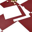 Alow Peel and Stick Floor Tile,Vinyl Flooring Red Checkered Floor Tile 12in12in.DIY Flooring for Dining Room,Bathroom and Kitchen, (10 PCS, 5 Pieces Each in red and White)