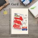 4 x Funny Fathers Day Card, Happy Fathers Day Gift for Dad, Hilarious Fathers Day Card from Daughter Son Kids