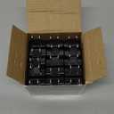 Flutesan 15 Pcs Extension Cord Replacement Plug 2 Prong 250V 10A Rotatable Electric Male Lamp Plugs for Small Appliances Strips DIY Craft Projects (Black)