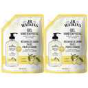 J.R. Watkins Gel Hand Soap Refill, Moisturizing Hand Wash, Formulated with Plant-Based Cleansers, Alcohol-Free, Cruelty-Free, Lemon, 34 Fl Oz, 2 Pack