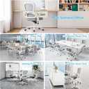 TRALT Ergonomic Office Chair - Comfy Desk Chair with Back Support, Home Office Desk Chairs, Computer Chair, 330lbs Wide Seat Big and Tall Office Chair for Executives (Grey), 25x23x50 inches