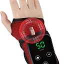 Cordless Wrist Heating Pad for Pain Relief - 5 Heat Levels & Vibration, 3000mAh Rechargeable Battery, 30min Auto-Off, Adjustable Velcro Wrap for Arthritis, Carpal Tunnel, Tendonitis - Left/Right Hand