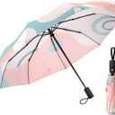 Mr. Pen- Windproof Travel Umbrella, Automatic Umbrellas for Rain, Compact (Boho)