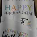 BEST PAPER GREETINGS 120 Pack Assorted Birthday and Anniversary Cards with Envelopes Bulk for Work, Wedding, Employees Appreciation, Business (12 Designs, 4x6 In)
