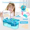 Paint Brush Cleaner, Upgraded Water Cycle Watercolor Rinser Dispenser with Holder and Palette, Washing My Brushes, Cleaning System for Acrylic,Watercolor,Painting Art Supplies for Adults Students