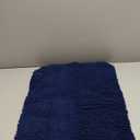 OLANLY Bathroom Rugs 24x16, Extra Soft Absorbent Chenille Bath Rugs, Rubber Backing Quick Dry, Machine Washable Bath Mats for Bathroom Floor, Tub and Shower, Home Decor Accessories, Navy