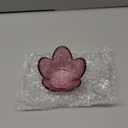 Purple Flower Jewelry Dish Glass Ring Holder Dish Jewelry Tray Cute Vanity Organizer Aesthetic Nightstand Bathroom Room Decor Trinket Dish Mothers Day Friendship Christmas Birthday Gifts for Women