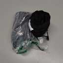 Whispering Winds Inflatable Seat Cushion - Comfortable Blow-up Foam Pad for Airplane, Travel, Stadium, Outdoors, Camping, Car & More (Large, Black - 2pack)