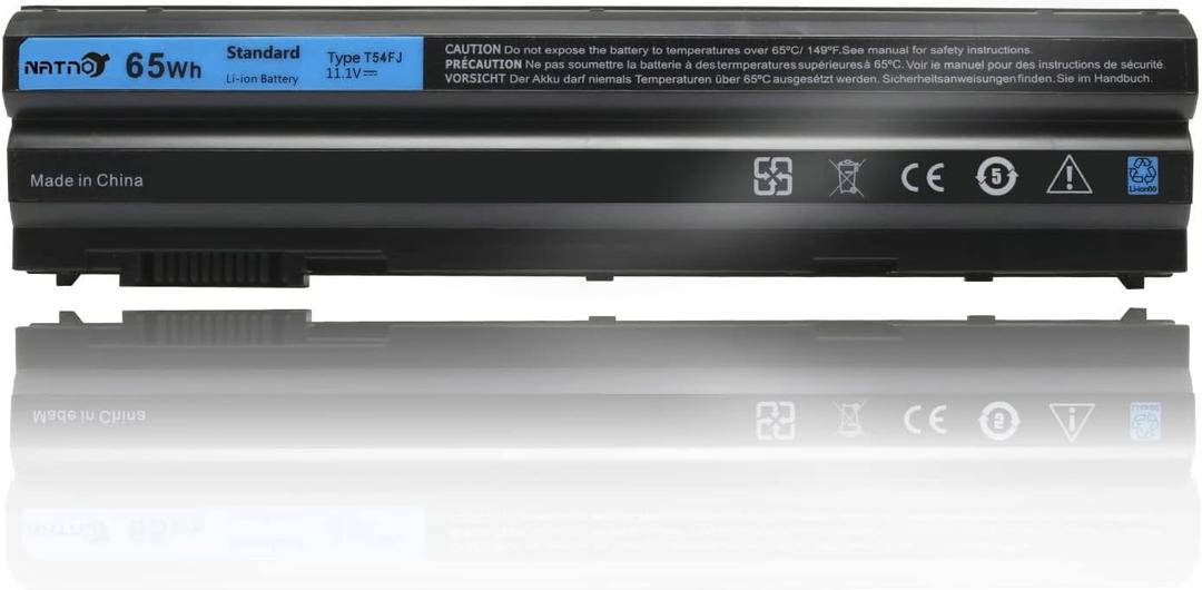 T54FJ 8858x Laptop Battery for Dell Latitude E6420 E6430 E6440 E6520 E6530 E6540 E5520 E5530 E5420 E5430, Inspiron 17r-7720 17r-se-7720 17r-5720 15r-5520 15r-7520 [65Wh 11.1V 6 Cell]