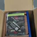 Kingsyard Recycled Plastic Bird House for Outdoor - Durable Nesting Box with Clear View Panel & Predator Guard for Bluebird Wren Swallow Finch, Blue & Brown