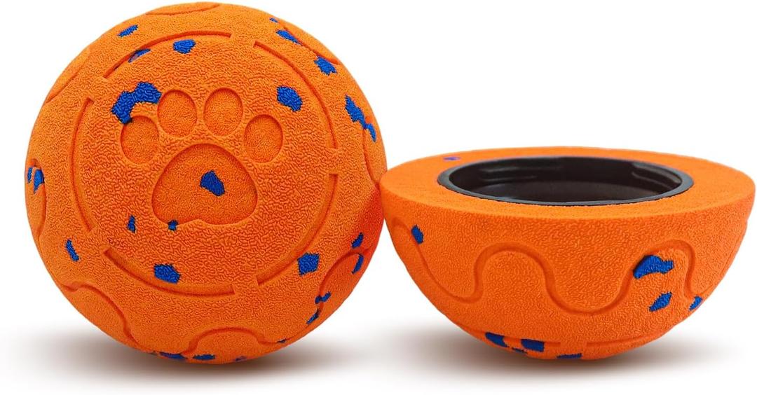 Interactive Dog Ball Replacement Shell (Orange)