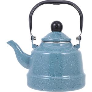 Enamel Water Kettle Tea Kettle Stovetop Vintage Tea Small Teapot Water Boiling For Office Home (Green)