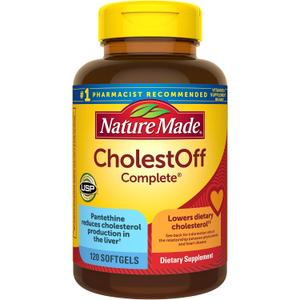 Nature Made CholestOff Complete, 120 Softgels, 20 Day Supply