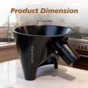 Flour Funnel for Kitchen Aid Mixer, Fits Tilt-Head 4.55 Qt (KSM150), 2026 New Kitchen Aid Attachments for Stand Mixer, Durable Dishwasher-Safe Baking Tool (Black)