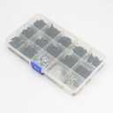 510pcs Universal RC Screw Kit Screws Assortment Set, Repair Tool M3 M4 Hex Screws RC Repair Tool Kit Hardware for 1:8 1:10 1:12 1:16 Scale RC Cars Trucks Crawler