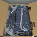 42x42 Inches Puppy Playpen with Gate, Dog Playpen for Puppies or Small Dogs, DogFence Pet Playpen for Indoor & Outdoor, Sturdy Safety DogPen with Thickened Fabric, High-Strength Nylon Wire Mesh (Blue)