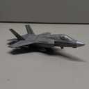 1:72 Scale F-35 Fighter Jet Quick Build Model Kit Plastic Millitary F35 Airplane Toy Assembly Aircraft Model with Stand Gift for Kids (27 Pieces)