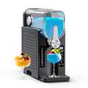 Slushie Machine, EZBASICS Slushy Machine for Home No Ice Needed, Professional Frozen Drink Maker with LED Display, 6 Pre-Set Programs for Frozen Margaritas, Frapps and Ice Cream, 1Pack + 6Modes (Black)