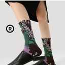 Women's Cotton Crew Socks, Cute Colorful Socks for Women, Soft Comfortable Casual Mid Calf Socks, Designer Pattern Gift Socks