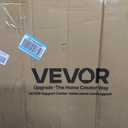VEVOR 27 Gallon food storage containers 500 Cup Ingredient Bin with Scoop and Sliding Lid Commercial Food Container Ideal for rice storage, dog food container, flour, and sugar containers, White