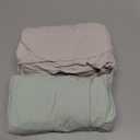 KeaBabies 2-Pack Organic Crib Sheets for Boys, Girls - 52x28 Fitted Crib Mattress Sheet Neutral, Breathable Jersey Cotton Cover for Baby Bed, Toddler Mattress, Soft & Cute Prints (Soft White)