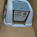 Catit Airsift Jumbo Hooded Litter Pan, Warm Gray/White - Privacy and Easy Access for Cleaning - Ideal for Larger or Multiple Cat Households