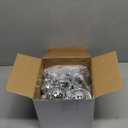 Sumind 50 Pcs Christmas Disco Balls Decor Silver Mirror Disco Balls Hanging Decor Assorted Reflective Wedding Dance Music Festivals for Stage Club Ballroom Hall Prop (1.2'',2'',3.2'',4'')