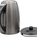 Cuisinart PerfecTemp 1.7-Liter Electric Kettle, Cordless Electric Tea Kettle, 1500W for Fast Heat-Up, 6 Preset Temperatures, 30-Minute Keep Warm, Stay Cool Nonslip Handle, Graphite Gray
