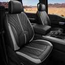 FREESOO Leather Seat Covers for Ford F150 SuperCrew 2015-2026 Front Seats