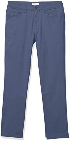 Amazon Essentials Men's Skinny-Fit 5-Pocket Comfort Stretch Chino Pant (Previously Goodthreads) (Blue)