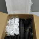 ROJASOP Shoe Rack with Covers 10 Tier Large Shoe Organizer Tall Shoe Closet Storage for 50-55 Pairs Shoe and Boot, Free Standing Shoe Rack Organizer for Closet, Entryway, Bedroom, White