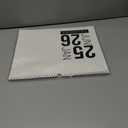 Makaplan Black & White Horizontal Coil Wall Calendar 2025-18 Month Calendar January 2025 to June 2026, 11x13.5 Inches Sleek Black & White Design with Spiral Twin-Wire Binding