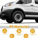 Front Driver Side Fender Trim Compatible with 2015-2023 Ford Transit 150 250 350 350HD Front Left Door Molding Fender Flares BK3Z61278L01AA