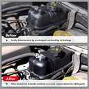 68364312AC Coolant Recovery Tank with Cap for 2018-2024 Jeep Wrangler 2.0L L4 Engine Coolant Recovery Bottle Replace 68364312AA 68364312AB