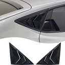 MUXEE Window Louverfor Acura Integra 2023 2024 2025, ABS Print Sport Window Decorative Covers, Exterior Trim Accessories - Carbon Fiber