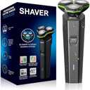 Electric Razor for Men - Electric Shavers for Men with Magnetic Detachable Head, 3D Floating Head, Ideal for Travel, Office, and Business Trips