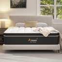 Firm Full Size Mattress 12 Inch, Hybrid Full Bed Mattress with Gel Memory Foam and Pocket Springs, Pressure Relief & Breathable Fabric, Non-Fiberglass, CertiPUR-US, Comfort Bed in a Box