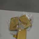 guccde Christmas Stocking Holders, Mantel Christmas Stocking Hangers, Metal Weighted Hooks for Hanging Christmas Stockings, Fireplace Xmas Holiday DecorationGolden of 4