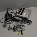 Retro-Bit Retro Duo 2 in 1 Console System - for Original NES/SNES, & Super Nintendo Games - Silver/Black