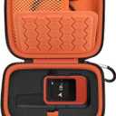 Satellite Communicator Case Compatible with Garmin InReach Mini 2/010-01879-00 InReach Mini for Camping & Hiking (Orange+Black Zipper)