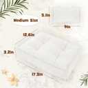 M&G House Large White Newborn Photography Prop Pillow Soft Baby Posing Cushion for Newborn Photoshoot Infant Studio Photo Props Support Pillow