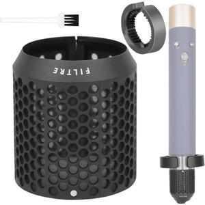 Filter Cage Cover for Dyson Airwrap, Outer Filter Cover Attachment Replacement Compatible with Airwrap Attachment Strainer Replacement for No.969758-05 (Grey)