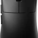 Lamzu Inca Gaming Mouse, 8K Polling Rate, Optical Switches, TTC Encoder, Paw3950 IC, Nordic 52840 MCU, Symmetrical High-Hump, Recommended for Claw-Grip Gamers, 8K Dongle Included (Black)