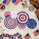 4th of July Bath Mat Patriotic Bathroom Rugs Independence Day Bath Rug Red White and Blue Mat Stars Stripes for Bathroom Soft Absorbent Floor Door Rug Decor 31.5''x 17.7'