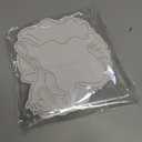 Ctosree 48 Pcs Halloween Ghost Bulletin Board Photo Cutout Cute Ghost Shape Paper Cutouts Halloween Bulletin Board Ornament with 100 Pcs Glue Points for DIY Craft Photo Classroom Door Party Office