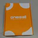 Oneisall 4 in 1 Dog Grooming Kit with LCD Display, Dog Hair Trimmer for Paw Nail Grinder, Rechargeable Cordless Low Noise IPX7 Waterproof Pet Clippers (White)