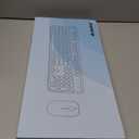 Wireless Keyboard and Mouse Combo with Switch Button 2.4GHz Cordless Typewriter Keyboard | AutoSleep | USB Receiver for Windows PC/Laptop Blue Colorful