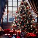 8 Pack Battery Operated String Lights 16.4 ft Fairy Lights 50 LED with Auto Timer Dark Green Copper Wire Twinkle for Indoor Outdoor Christmas Trees Wreath Decoration Patio Bedroom (White)